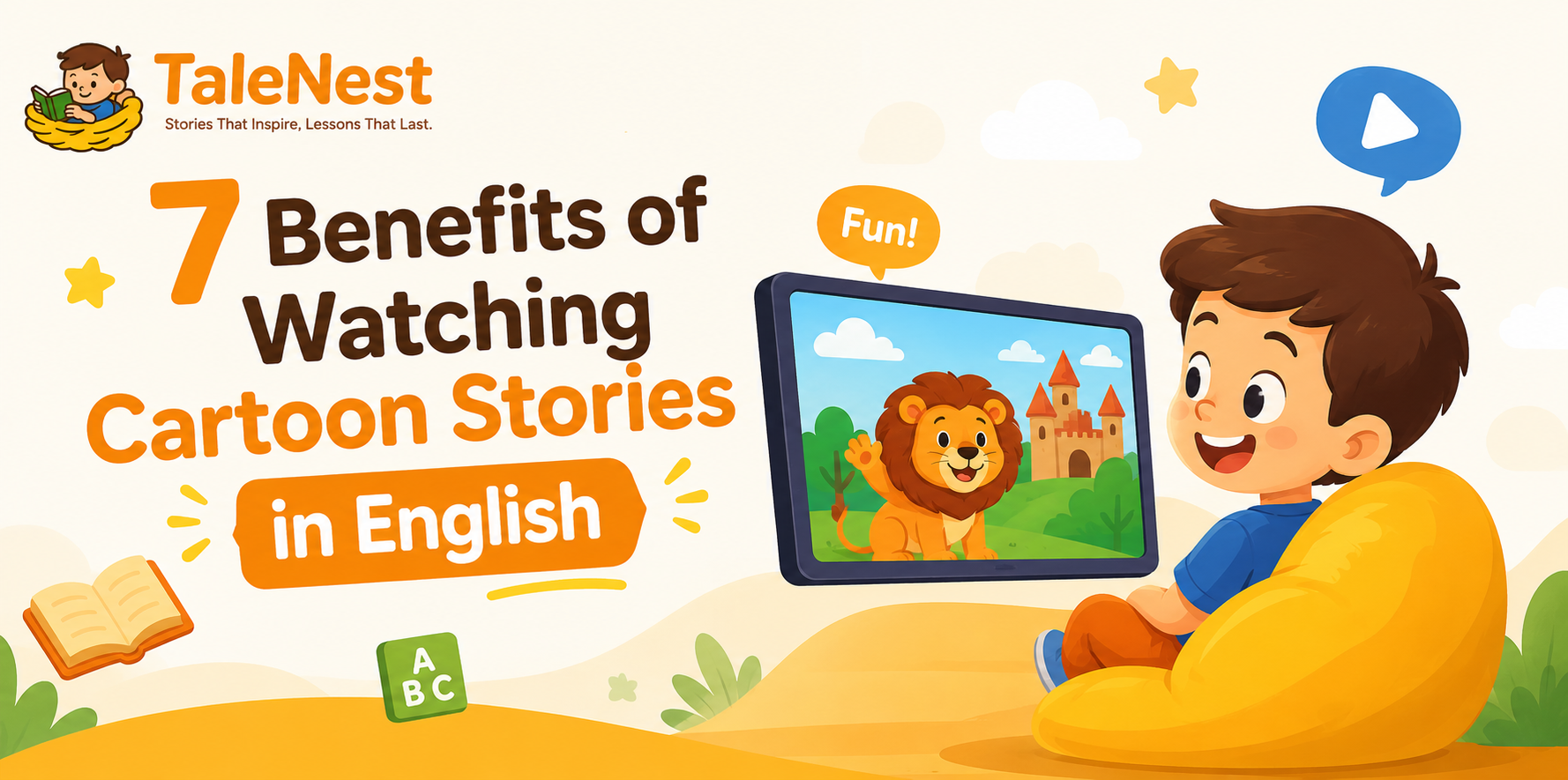 7 Benefits of Watching Cartoon Stories in English